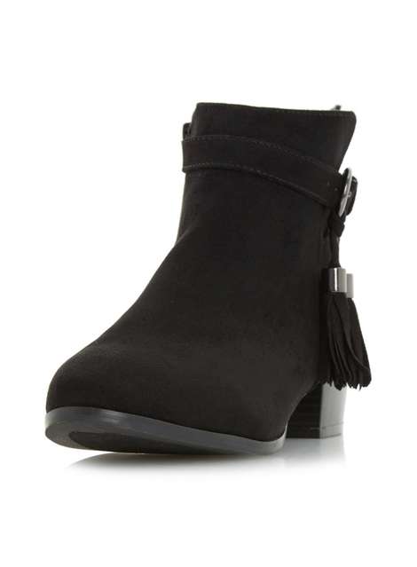 ** Head Over Heels 'Patrice' Black Ankle Boots